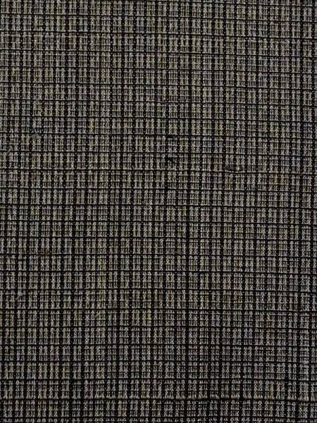 Photo6: N0116I Vintage Japanese  Dark Gray Men's Kimono / Cotton/hemp Plaid Checks Aging deterioration. There is an impression from use.  (Grade C) (6)