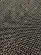 Photo7: N0116I Vintage Japanese  Dark Gray Men's Kimono / Cotton/hemp Plaid Checks Aging deterioration. There is an impression from use.  (Grade C) (7)