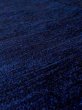 Photo8: N0116K Vintage Japanese  Dark Blue Men's Kimono / Silk. Line   (Grade C) (8)