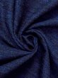 Photo10: N0116K Vintage Japanese  Dark Blue Men's Kimono / Silk. Line   (Grade C) (10)