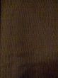 Photo3: N0116L Vintage Japanese  Dark Brown Men's Kimono / Silk. Stripes   (Grade C) (3)