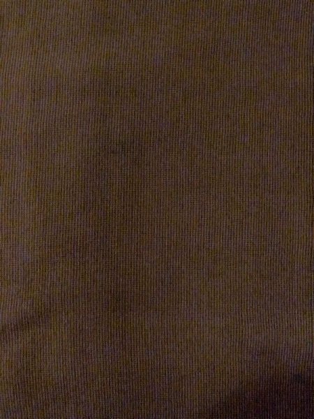 Photo4: N0116L Vintage Japanese  Dark Brown Men's Kimono / Silk. Stripes   (Grade C) (4)