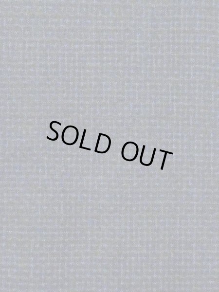 Photo5: N0116M Vintage Japanese  Dark Navy Blue Men's Kimono / Silk. Plaid Checks   (Grade C) (5)