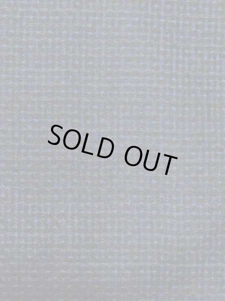 Photo6: N0116M Vintage Japanese  Dark Navy Blue Men's Kimono / Silk. Plaid Checks   (Grade C) (6)