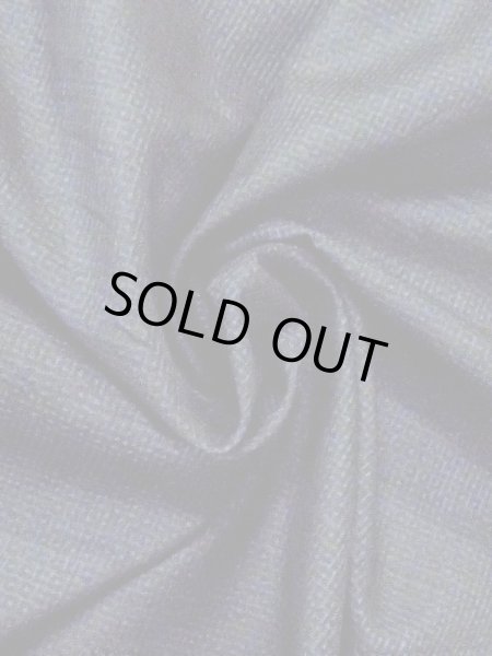 Photo10: N0116M Vintage Japanese  Dark Navy Blue Men's Kimono / Silk. Plaid Checks   (Grade C) (10)