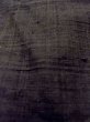 Photo7: N0116N Vintage Japanese   Black Men's Kimono / Silk. Stripes   (Grade C) (7)