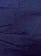 Photo6: Mint N0116O Used Japanese   Indigo Blue Men's Kimono / Silk. Stripes   (Grade A) (6)