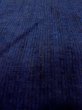 Photo7: Mint N0116O Used Japanese   Indigo Blue Men's Kimono / Silk. Stripes   (Grade A) (7)