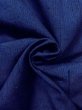 Photo10: Mint N0116O Used Japanese   Indigo Blue Men's Kimono / Silk. Stripes   (Grade A) (10)