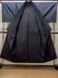 Photo2: Mint N0116Q Vintage Japanese   Navy Blue Men's Kimono / Silk. Tortoise-shell pattern(Hexagonal pattern)   (Grade A) (2)