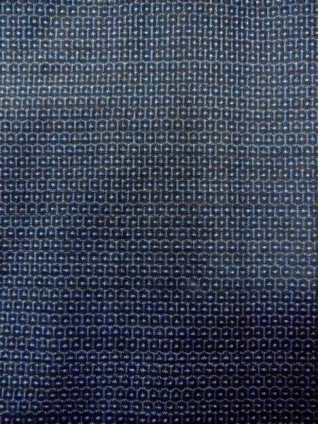 Photo5: Mint N0116Q Vintage Japanese   Navy Blue Men's Kimono / Silk. Tortoise-shell pattern(Hexagonal pattern)   (Grade A) (5)