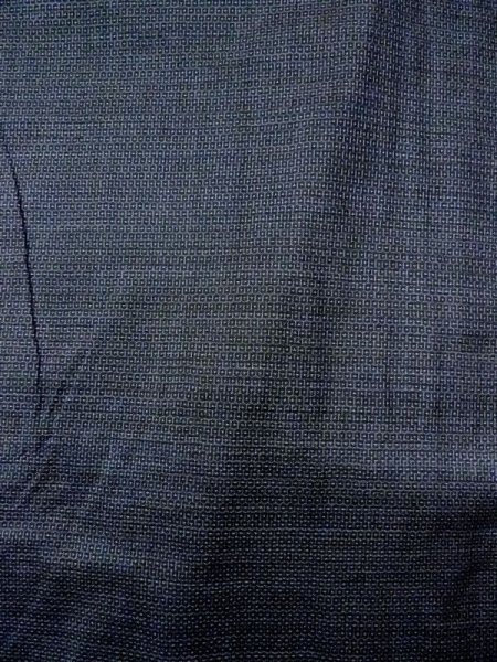 Photo3: Mint N0116R Vintage Japanese   Navy Blue Men's Kimono / Silk. Tortoise-shell pattern(Hexagonal pattern)   (Grade A) (3)