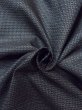 Photo9: Mint N0116R Vintage Japanese   Navy Blue Men's Kimono / Silk. Tortoise-shell pattern(Hexagonal pattern)   (Grade A) (9)