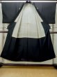 Photo2: N0116T Vintage Japanese   Black Men's Kimono / Silk.    (Grade C) (2)