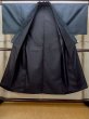 Photo2: Mint N0116V Vintage Japanese  Bluish Gray Men's Kimono / Silk. Stripes   (Grade A) (2)