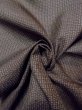 Photo8: Mint N0116W Used Japanese   Brown Men's Kimono / Silk. Tortoise-shell pattern(Hexagonal pattern)   (Grade A) (8)