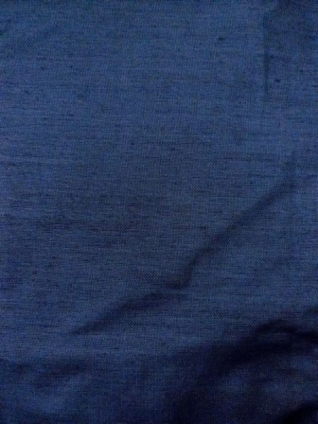 Photo3: Mint N0116Z Used Japanese  Grayish Indigo Blue Men's Kimono / Silk.    (Grade A) (3)