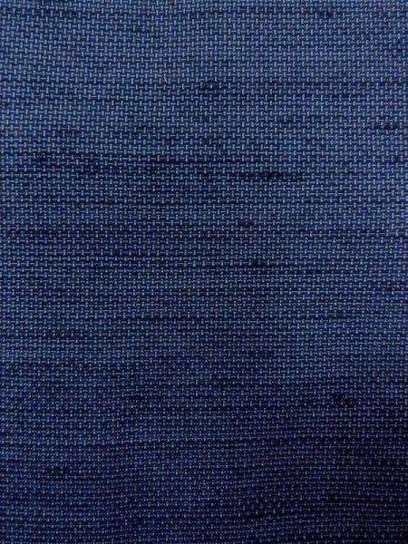 Photo6: Mint N0116Z Used Japanese  Grayish Indigo Blue Men's Kimono / Silk.    (Grade A) (6)