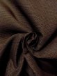 Photo10: Mint N0117B Used Japanese   Brown Men's Kimono / Silk. Tortoise-shell pattern(Hexagonal pattern)   (Grade A) (10)