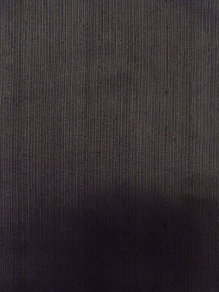 Photo5: Mint N0117D Vintage Japanese  Dark Brown Men's Kimono / Silk. Stripes   (Grade A) (5)