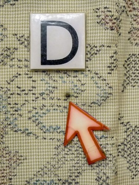 Photo17: N0123O Used Japanese women Pale Grayish Green TSUMUGI pongee / Silk. Flower,   (Grade C) (17)