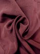 Photo9: N0124A Vintage Japanese women   Dark Red IROMUJI plain colored / Silk.    (Grade B) (9)