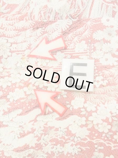 Photo18: N0130G Vintage Japanese women  Pale Coral KOMON dyed / Silk. Peony,   (Grade B) (18)