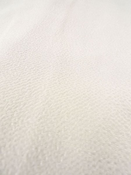 Photo7: N0130K Vintage Japanese women Pale Greenish Gray IROMUJI plain colored / Silk.    (Grade B) (7)