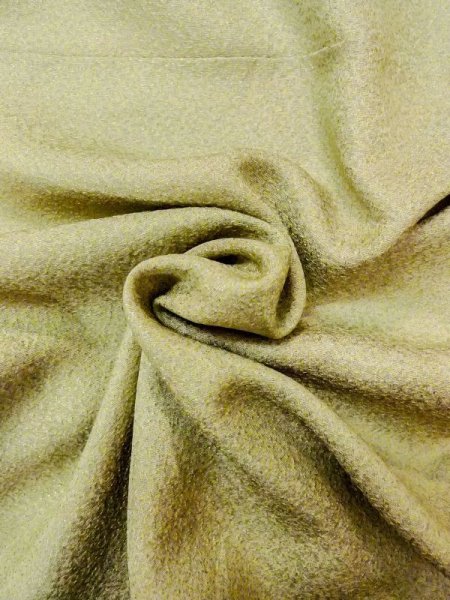 Photo8: N0130L Vintage Japanese women  Pale Yellowish Green Iromuji / Silk.    (Grade B) (8)