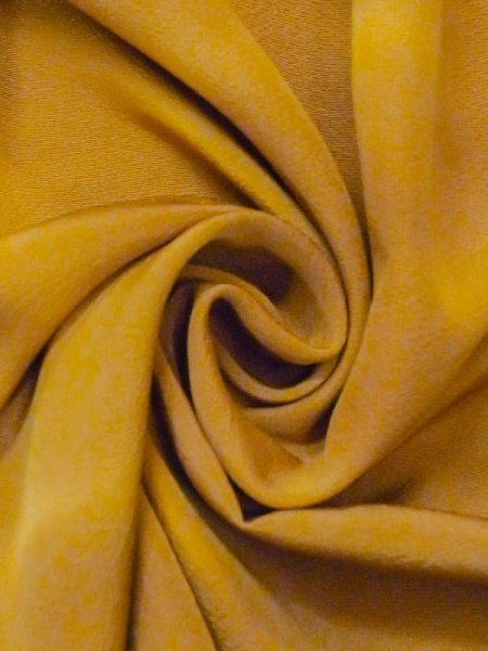 Photo11: N0130O Vintage Japanese women   Brown KOMON dyed / Silk. Gradation   (Grade C) (11)