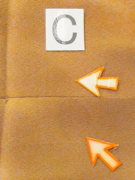 Photo15: N0130O Vintage Japanese women   Brown KOMON dyed / Silk. Gradation   (Grade C) (15)