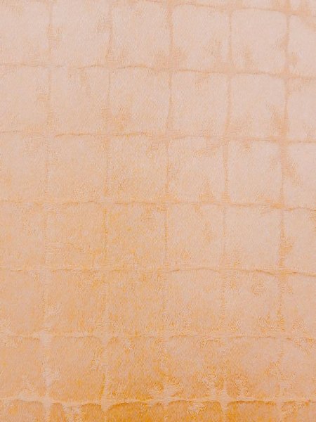 Photo6: N0130Q Vintage Japanese women Pale Grayish Coral IROMUJI plain colored / Silk.    (Grade C) (6)