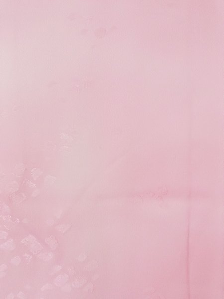 Photo3: N0130R Vintage Japanese women   Pink IROMUJI plain colored / Silk. Gradation   (Grade C) (3)