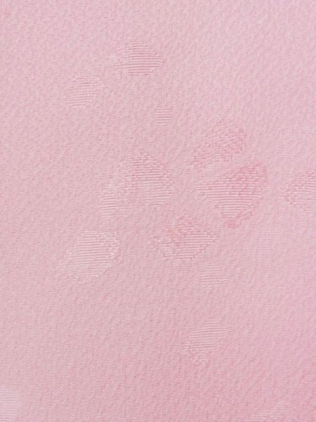 Photo6: N0130R Vintage Japanese women   Pink IROMUJI plain colored / Silk. Gradation   (Grade C) (6)