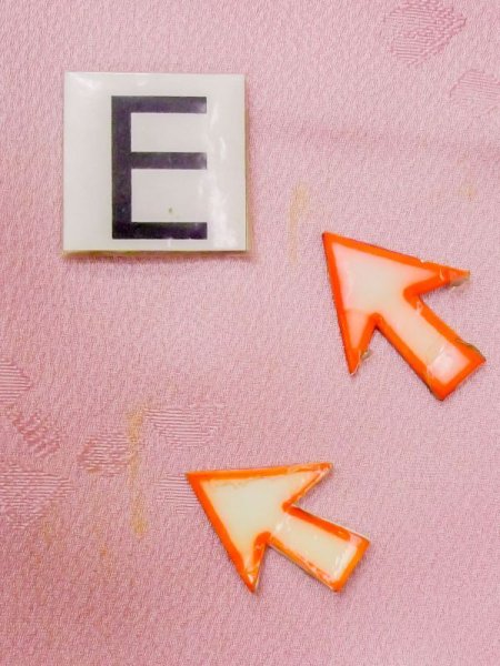 Photo16: N0130R Vintage Japanese women   Pink IROMUJI plain colored / Silk. Gradation   (Grade C) (16)