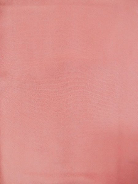 Photo3: N0130S Vintage Japanese women Vivid Grayish Pink IROMUJI plain colored / Silk.    (Grade C) (3)