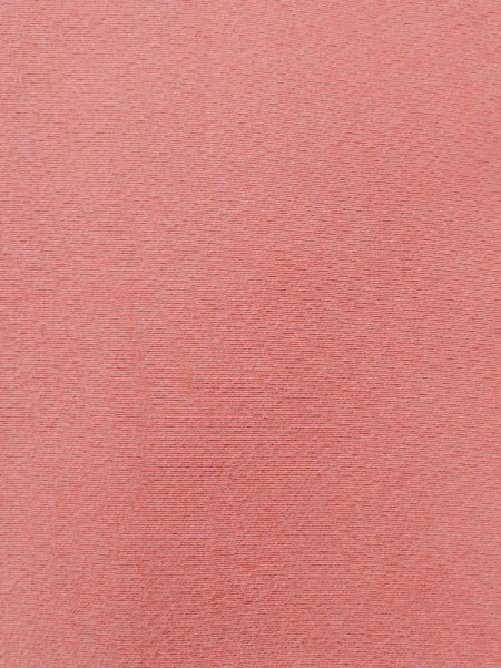 Photo5: N0130S Vintage Japanese women Vivid Grayish Pink IROMUJI plain colored / Silk.    (Grade C) (5)