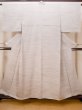 Photo1: N0130U Used Japanese women Pale Grayish Wisteria KOMON dyed / Synthetic. Gradation   (Grade C) (1)