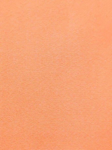 Photo6: N0130V Used Japanese women Light Vivid Coral IROMUJI plain colored / Synthetic.    (Grade C) (6)