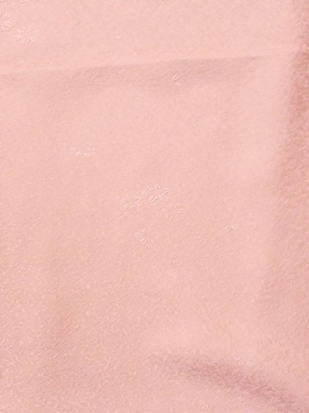 Photo5: N0130W Vintage Japanese women Pale Grayish Pink IROMUJI plain colored / Silk.    (Grade C) (5)