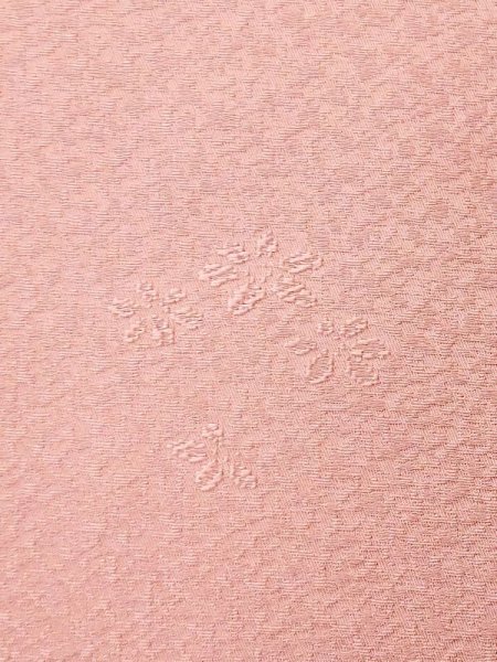 Photo6: N0130W Vintage Japanese women Pale Grayish Pink IROMUJI plain colored / Silk.    (Grade C) (6)