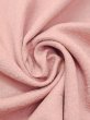 Photo11: N0130W Vintage Japanese women Pale Grayish Pink IROMUJI plain colored / Silk.    (Grade C) (11)