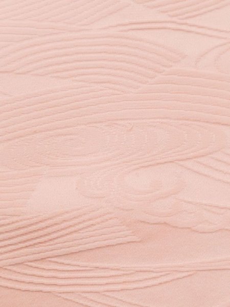 Photo6: N0130Z Vintage Japanese women Pale Light Pink IROMUJI plain colored / Silk.    (Grade C) (6)