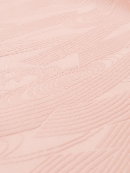 Photo9: N0130Z Vintage Japanese women Pale Light Pink IROMUJI plain colored / Silk.    (Grade C) (9)