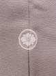 Photo3: N0131A Vintage Japanese women Grayish  Wisteria IROMUJI plain colored / Silk.    (Grade A) (3)