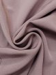 Photo10: N0131A Vintage Japanese women Grayish  Wisteria IROMUJI plain colored / Silk.    (Grade A) (10)