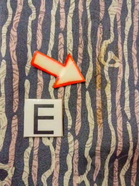 Photo18: N0209F Vintage Japanese women  Grayish Navy Blue HAORI short jacket / Silk. Wood grain pattern,   (Grade D) (18)