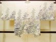 Photo2: N0209H Vintage Japanese women   Ivory HAORI short jacket / Silk. Bamboo leaf,   (Grade C) (2)