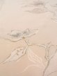 Photo9: N0209I Vintage Japanese women Pale Light Pink HAORI short jacket / Silk. Flower,   (Grade B) (9)