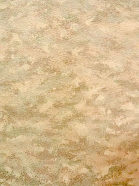 Photo7: N0209K Vintage Japanese women  Pale Brown HAORI short jacket / Silk. Abstract pattern   (Grade C) (7)